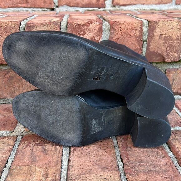 Madewell Black Leather Pauline Boot Zipper in Heel 8.5 - Picture 6 of 13